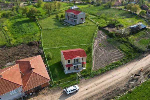 850 M2 Arsa İçinde 110 M2 İki Katlı Sıfır Prefabrik Ev.